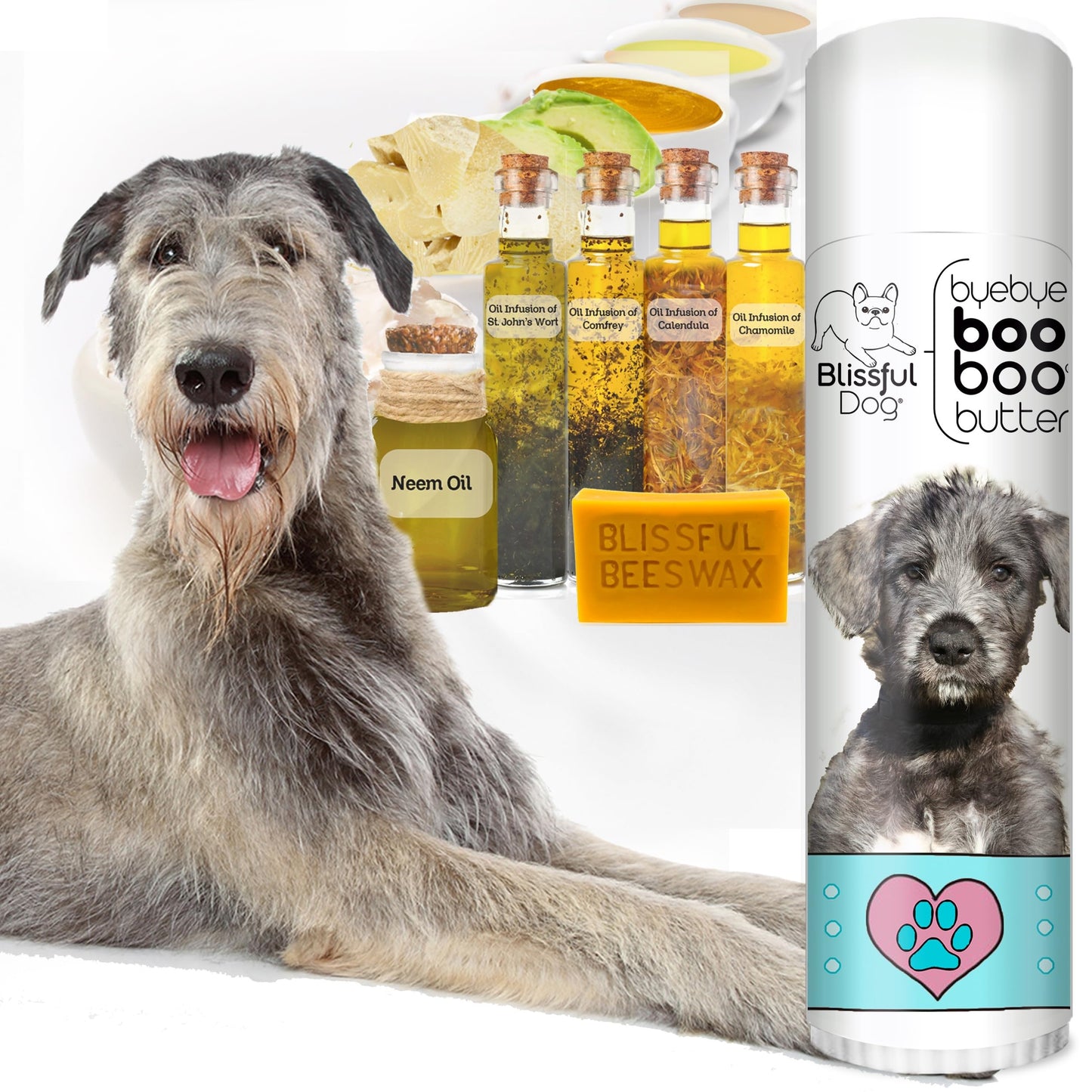 The Blissful Dog Irish Wolfhound Boo Boo Butter, 0.50 Ounce Beauty and Personal Care The Blissful Dog