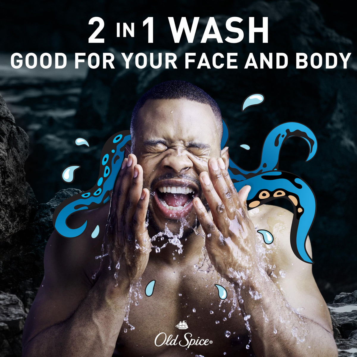 Old Spice Cleansing Body Wash for Men, 3X Defense, 24/7 Shower Fresh with Lasting Scent, 2-in-1 Body & Face Wash, Krakengard with Deep Ocean Scent Beauty & Personal Care Old Spice