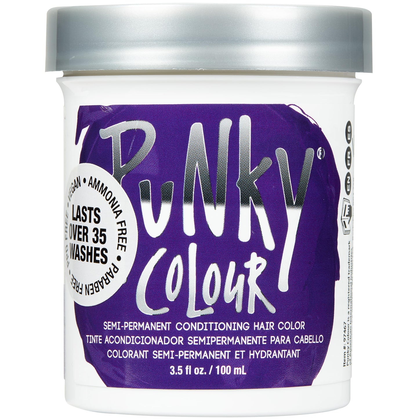 Punky Plum Semi Permanent Hair Color - Vegan & Cruelty-Free Conditioning Hair Dye, Lasts Up to 35 Washes, 3.5 fl oz Beauty & Personal Care Punky