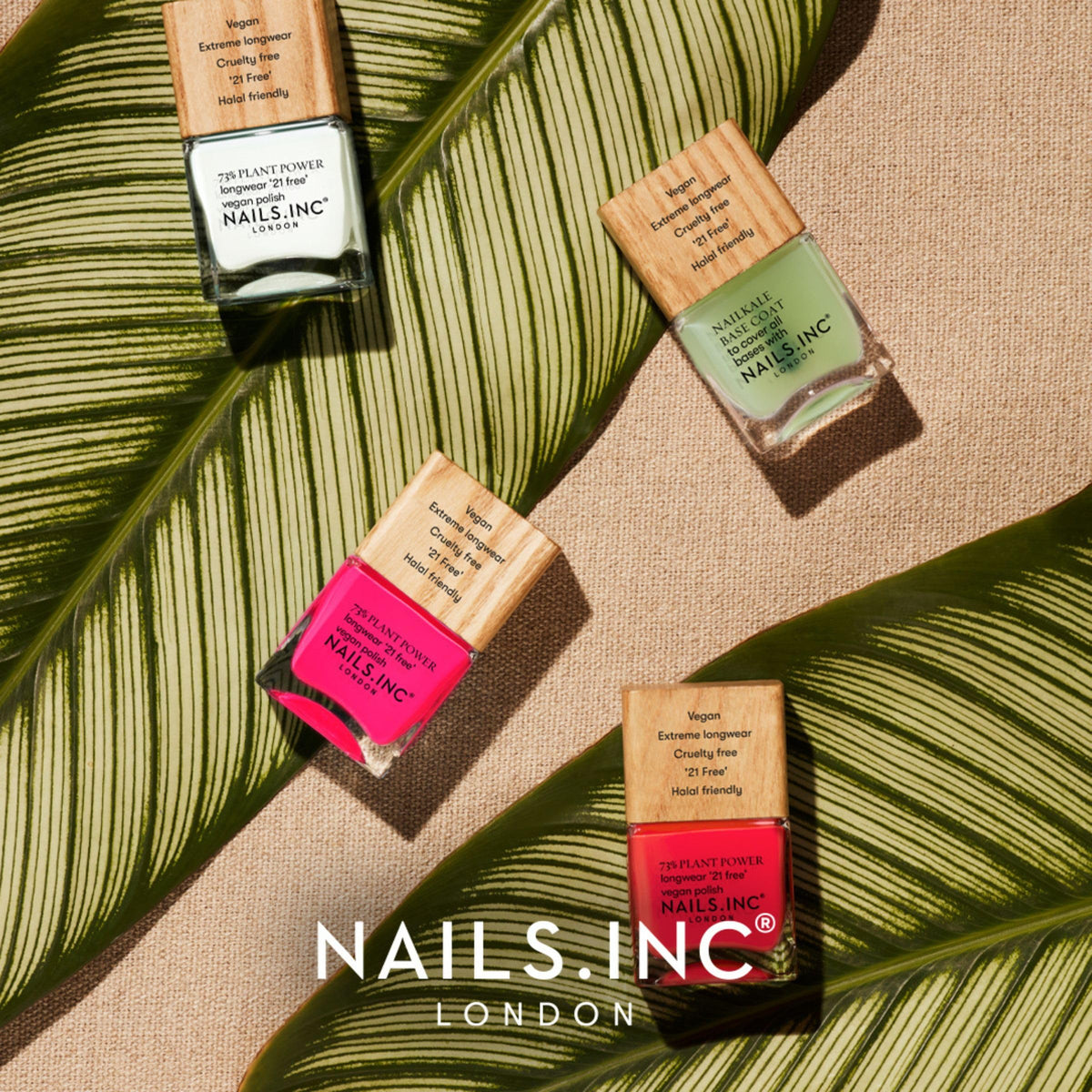 Nails Inc Superfood Kale Treatment: Hardening, Anti-Chip, Vegan Base Coat