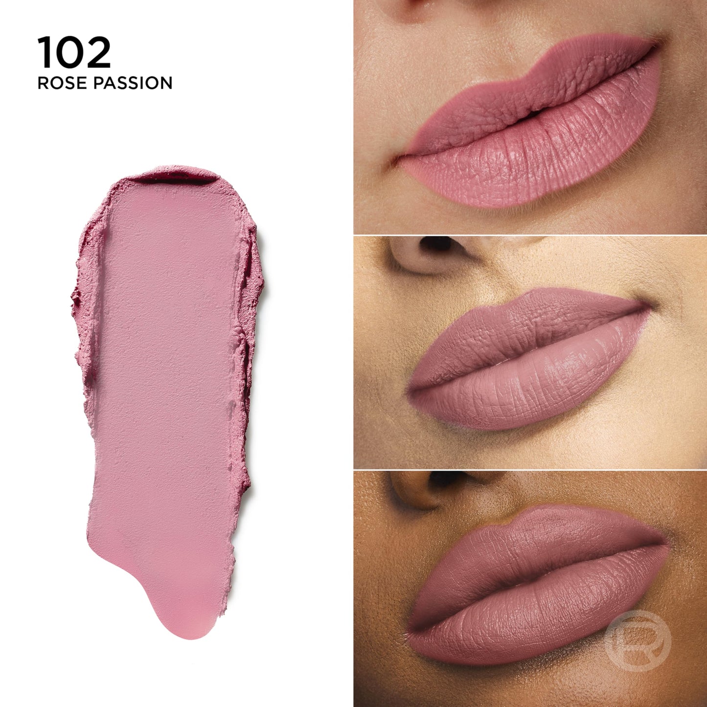 L'Oreal Paris Colour Riche Blurred Matte Lipstick for Moisturized Lips, Lip Makeup with Argan Oil and Vitamin E, Rose Passion Beauty & Personal Care L'Oreal Paris