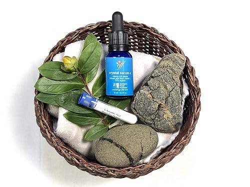 Carolyn's Facial Formulas Crystal Facial Serums C | Vitamin C Serum for Face | Skin Clearing Serum | Made in USA | Organic, Certified Vegan Beauty & Personal Care Carolyn's Facial Fitness