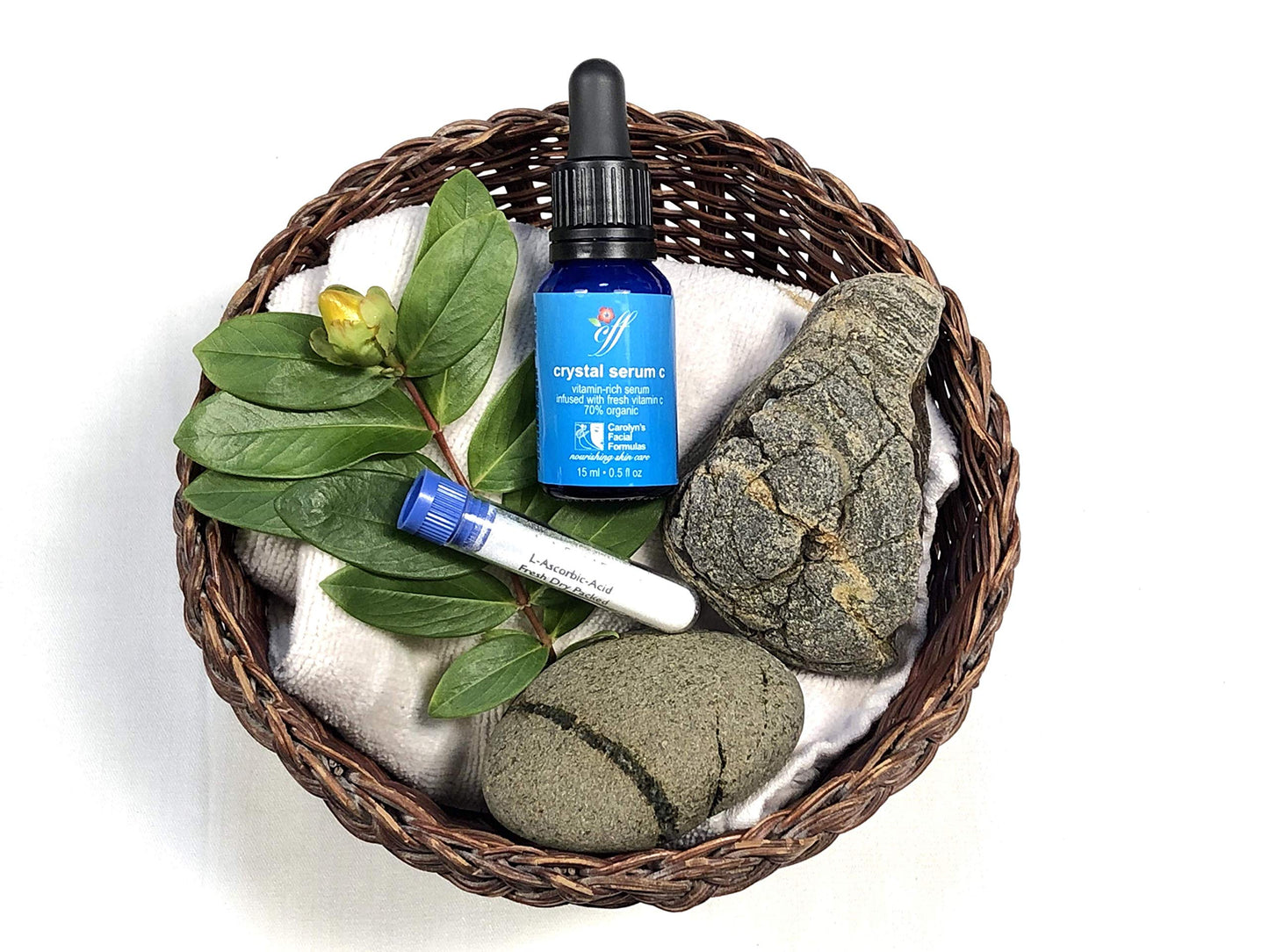 Carolyn's Facial Formulas Crystal Facial Serums C | Vitamin C Serum for Face | Skin Clearing Serum | Made in USA | Organic, Certified Vegan Beauty & Personal Care Carolyn's Facial Fitness
