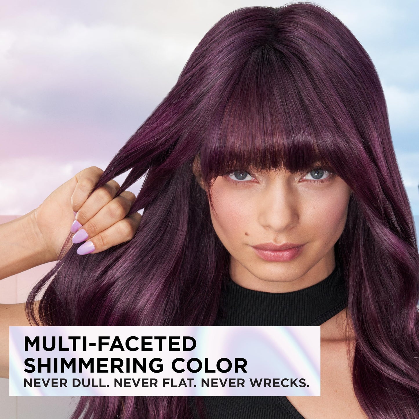 L'Oreal Paris Feria Multi-Faceted Shimmering Color, V38 Violet Noir Beauty & Personal Care L'Oreal Paris