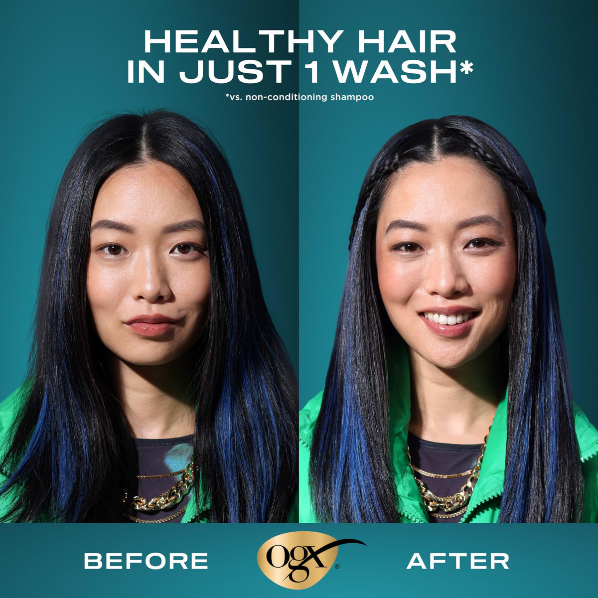 OGX Renewing + Argan Oil of Morocco Shampoo, Damage Repairing Shampoo & Argan Oil to Cleanse & Help Strengthen & Repair Damaged Hair, Travel Size Beauty & Personal Care OGX