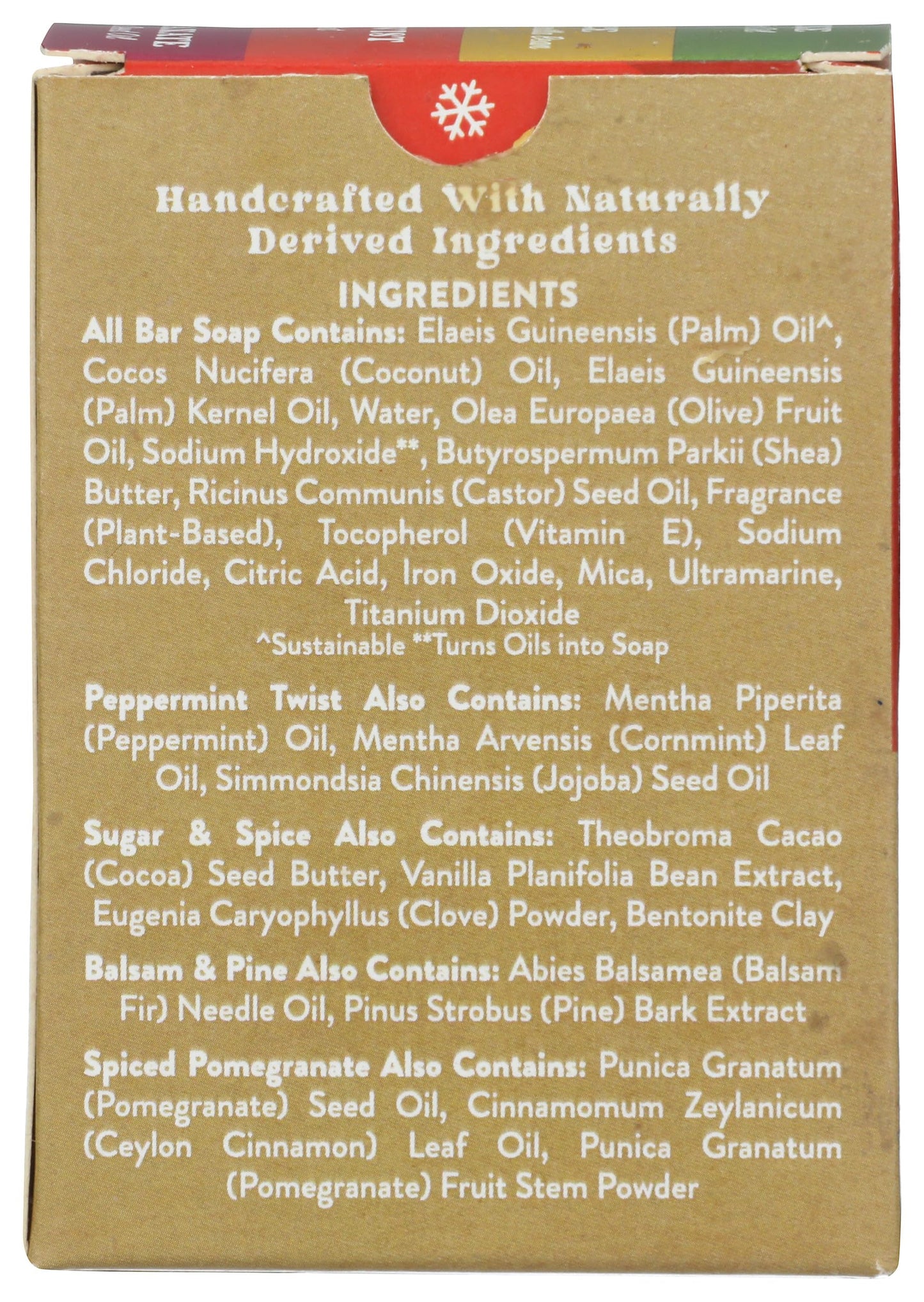Pacha Soap Pacha Peaces Seasonal Scents Bar Soap 4ct, 8 OZ Beauty & Personal Care Pacha Soap Co