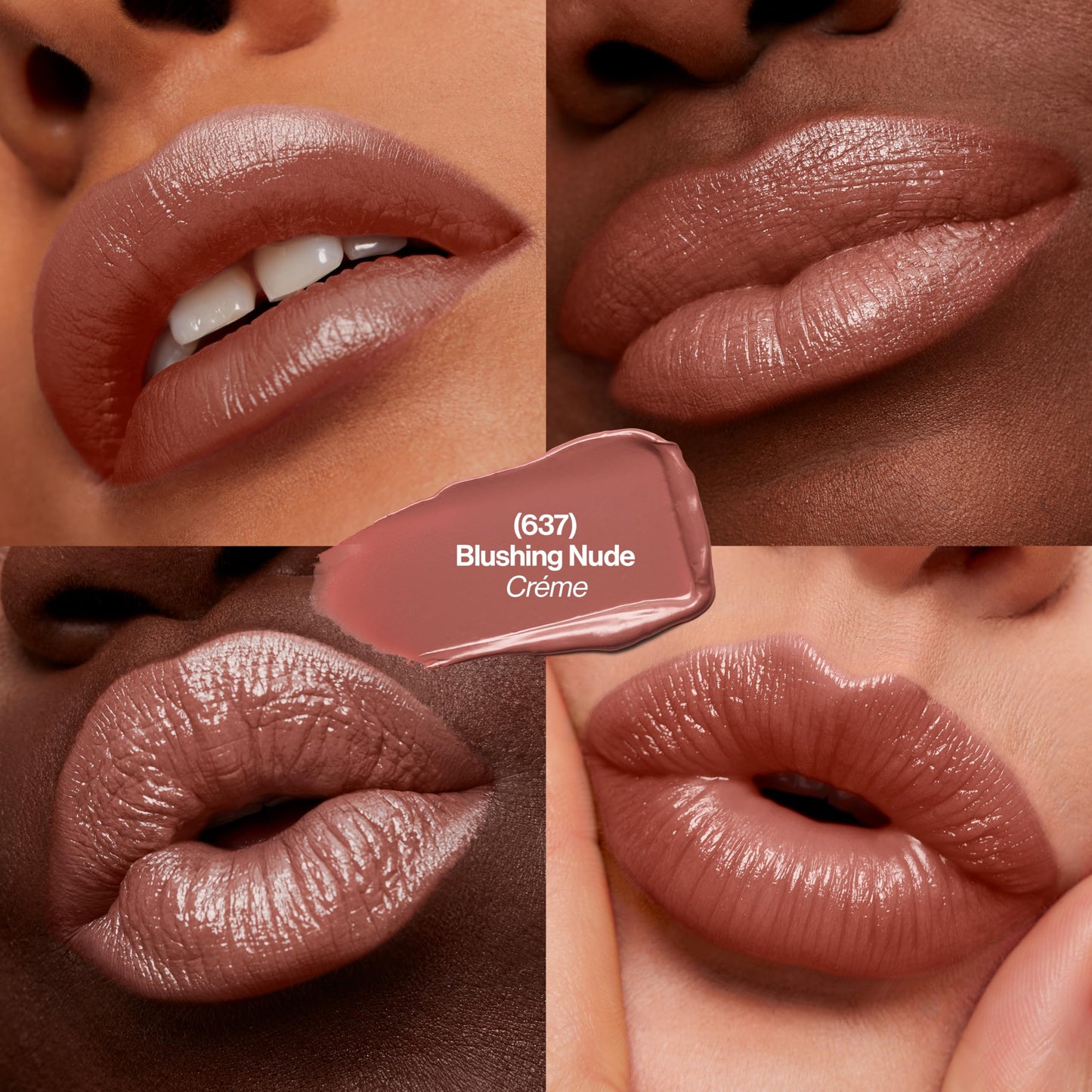 Revlon Super Lustrous Lipstick, Creamy Formula For Soft, Fuller-Looking Lips, Moisturized Feel, Blushing Nude (637), 0.15 oz Beauty & Personal Care REVLON