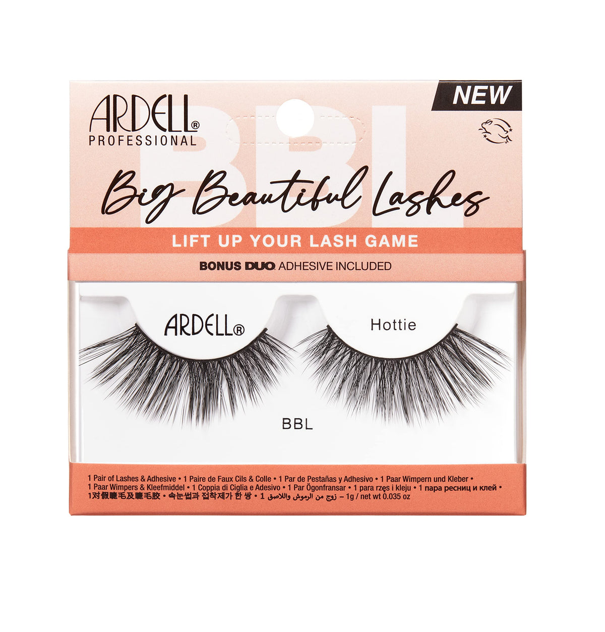 Ardell Bbl Big Beautiful Lashes 960 Hottie, with Duo Clear Adhesive, 1 Pack