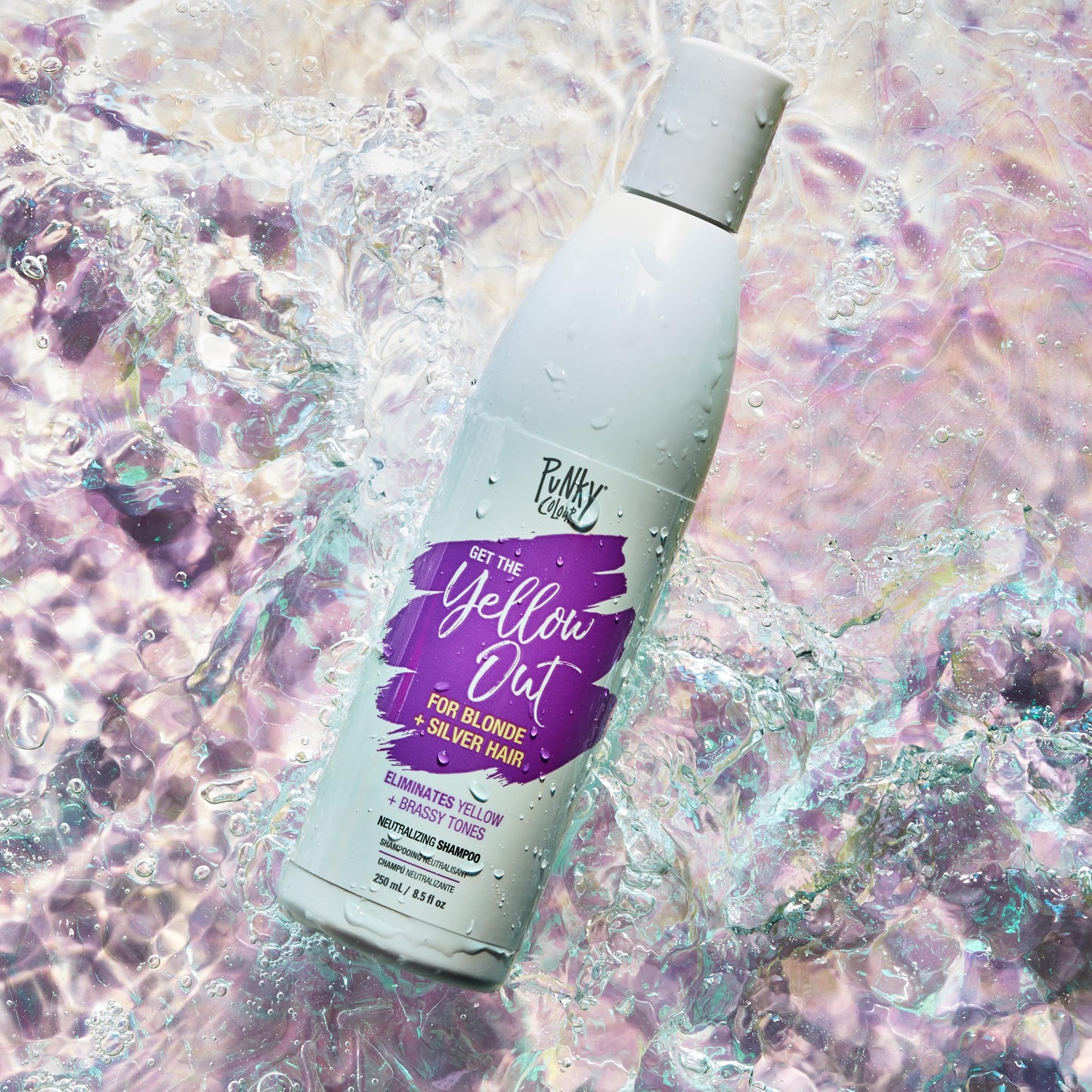 Punky Colour 3-in-1 Color Depositing Hair Cleanser & Conditioner - Tones & Refreshes Color, Sulfate-Free, 8.5 fl oz. (Yellow Out) Beauty & Personal Care Punky