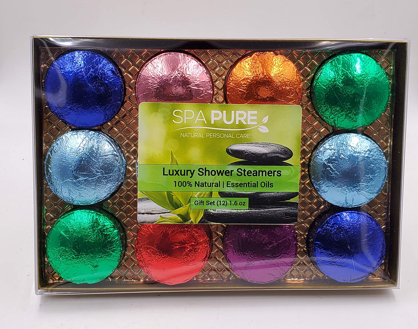 Spa Pure Shower Bombs:Rejuvenating Steamers and Aromatherapy Tablets, Bomb, and Vaporizing Steamer Soothers Bath Melt For Women, Men, All Natural Beauty and Personal Care Spa Pure