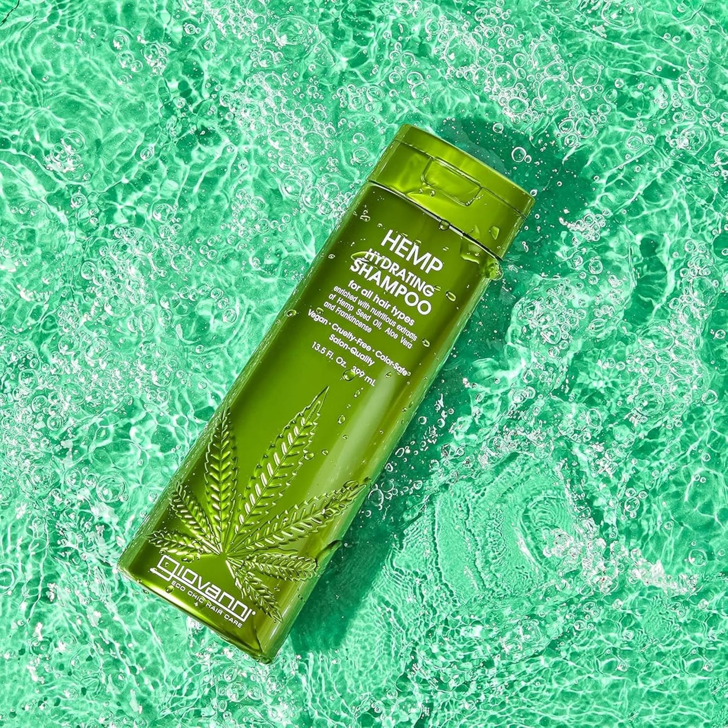 GIOVANNI Hemp Hydrating Shampoo, Conditioner, & Serum Trio - Contains Hemp Seed Oil, Aloe Vera, & Frankincense, Helps Stimulate, Moisturize Beauty & Personal Care GIOVANNI