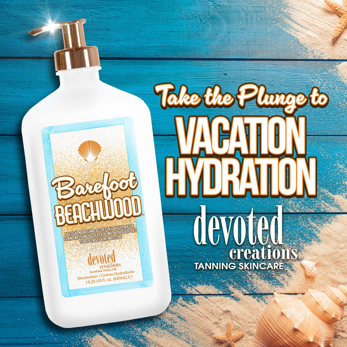 Devoted Creations Barefoot Beachwood All Day Body Moisturizer Beauty & Personal Care Devoted Creations
