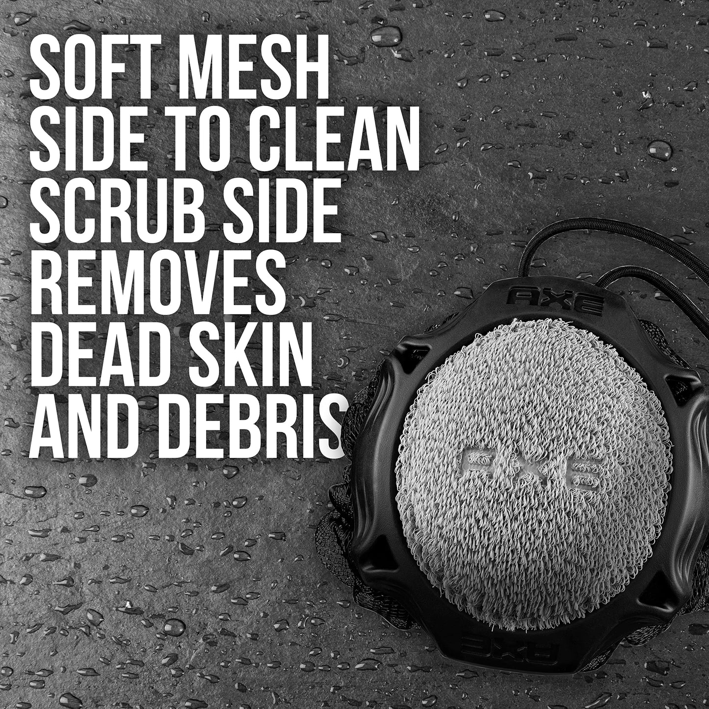 AXE Shower Tool Skin Cleanser for Smoother Skin Detailer Exfoliates & Gently Cleanses One Size, (Pack of 1) Beauty and Personal Care AXE