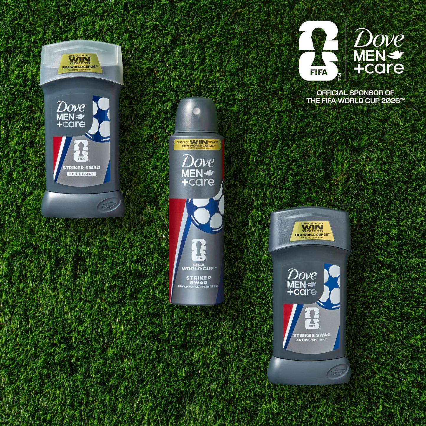 Dove Men+Care Limited Edition FIFA Dry Spray Antiperspirant Deodorant For Men Striker Swag for 72H Protection Neutralizes Sweat and Odor 3.8 oz Beauty and Personal Care DOVE MEN + CARE