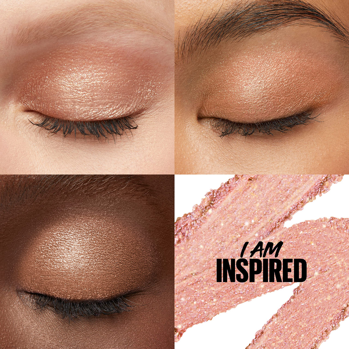 MAYBELLINE Color Tattoo Longwear Multi-Use Eye Shadow Stix, Eye Makeup, I am Inspired (Rose Gold Shimmer) Beauty & Personal Care MAYBELLINE