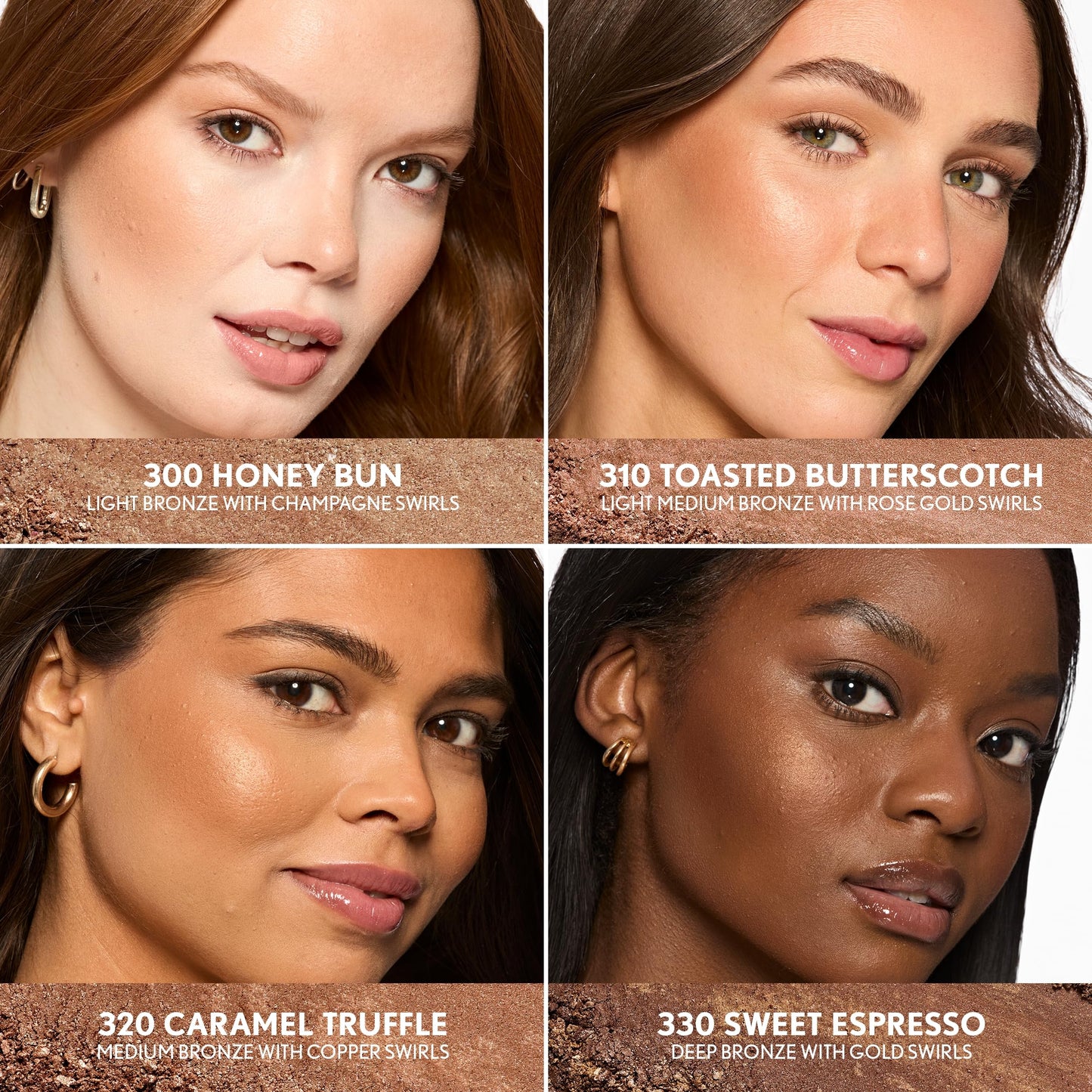 COVERGIRL TruBlend Skin Enhancer Baked Luminous Bronzer, with Hyaluronic Acid & White Rose Extract, Blends Seamlessly - 300 Honey Bun (Light Bronze Beauty and Personal Care COVERGIRL