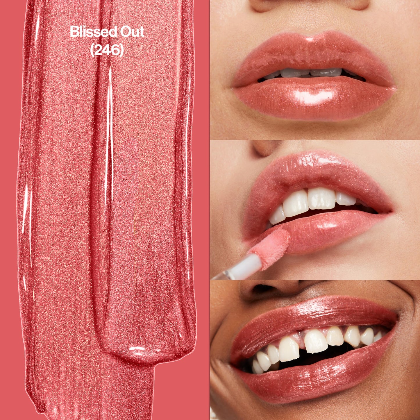 Revlon Super Lustrous Lip Gloss, Non-Sticky, Hydrating, High Shine Finish, 246 Blissed Out, 0.13 oz Beauty & Personal Care REVLON
