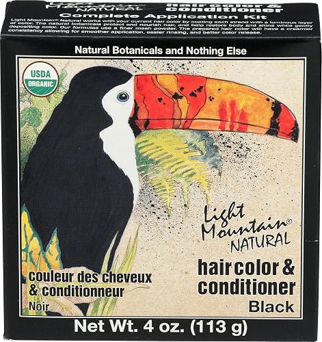 Light Mountain, Hair Color Henna Black Organic, 4 Ounce Beauty & Personal Care LIGHT MOUNTAIN