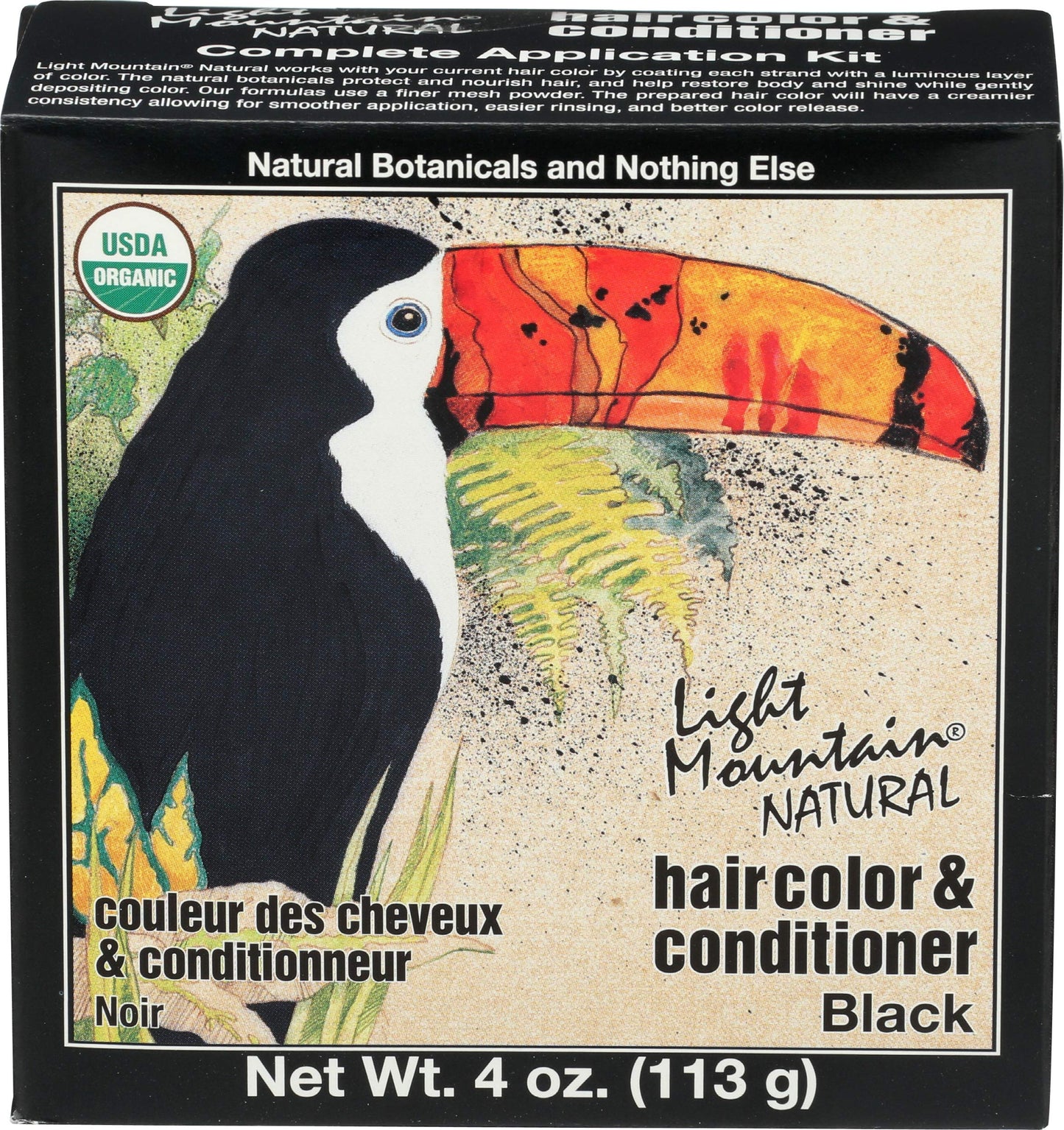 Light Mountain, Hair Color Henna Black Organic, 4 Ounce Beauty & Personal Care LIGHT MOUNTAIN