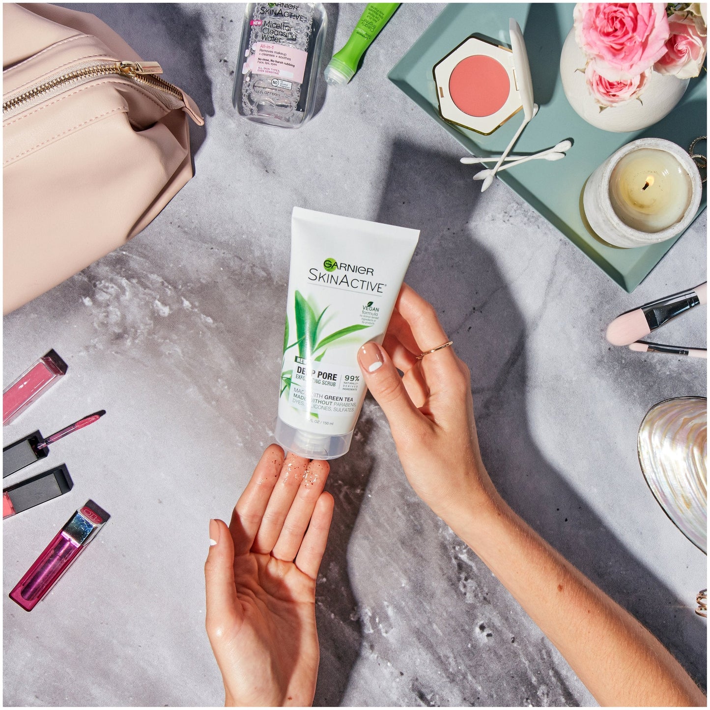 Garnier SkinActive Exfoliating Face Scrub with Green Tea, Oily Skin, 5 fl. oz. Beauty & Personal Care Garnier
