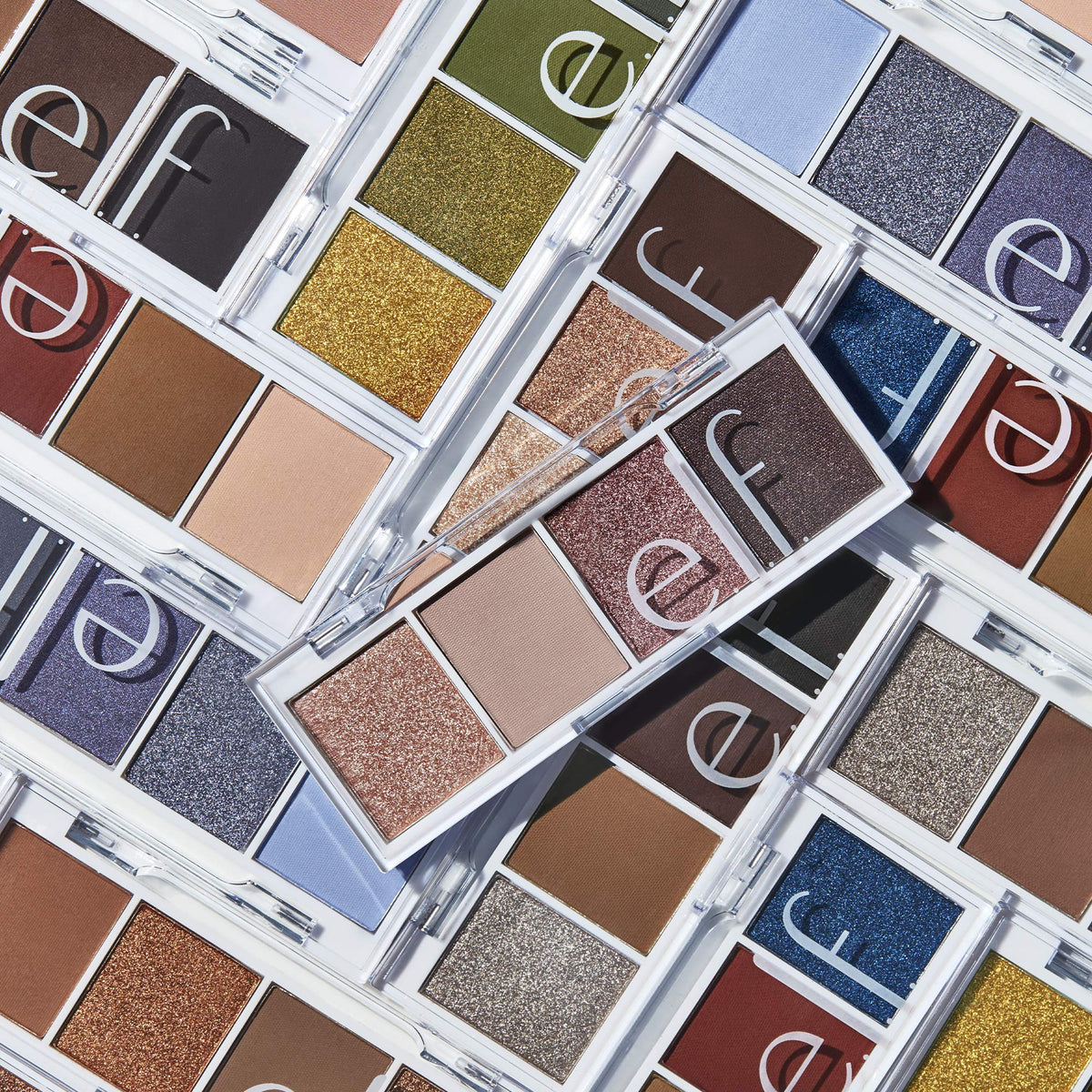 e.l.f. Creamy Blendable/Ultra-Pigmented/Easy to Apply/Matte & Shimmer Bite-Size Eyeshadows, Berry Bad, 0.12 Oz Beauty & Personal Care e.l.f.