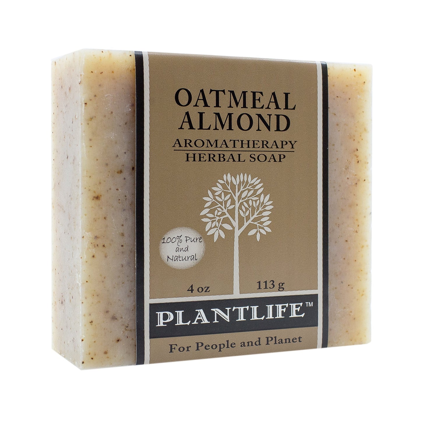 Plantlife Oatmeal Almond Bar Soap - Moisturizing and Soothing Soap for Your Skin - Hand Crafted Using Plant-Based Ingredients - Made in California 4oz Beauty & Personal Care Plantlife