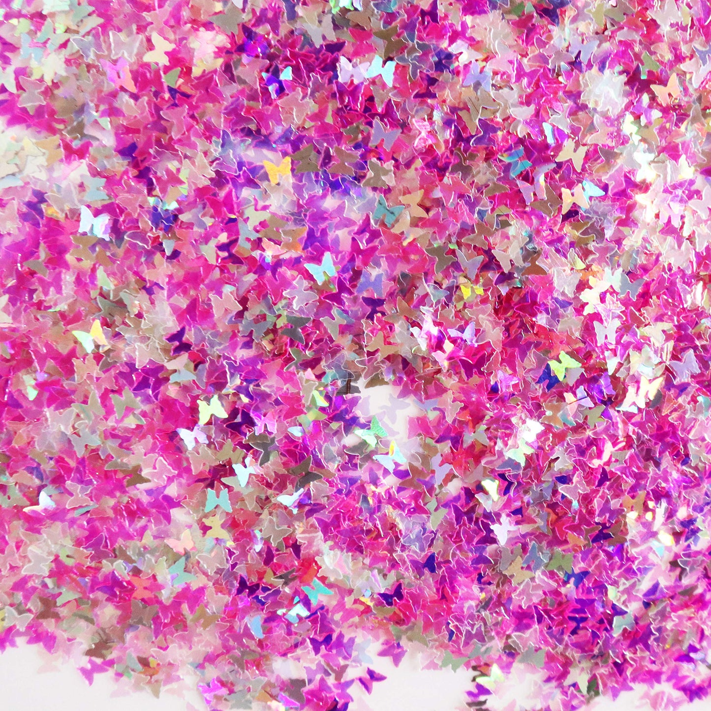 Pink Butterfly Face & Body Glitter - Chunky Glitter - Cosmetic Grade - Uses Include: Festival Rave Makeup Face Body Nails Resin Arts & Crafts, Resin Beauty & Personal Care Electric Bliss Beauty