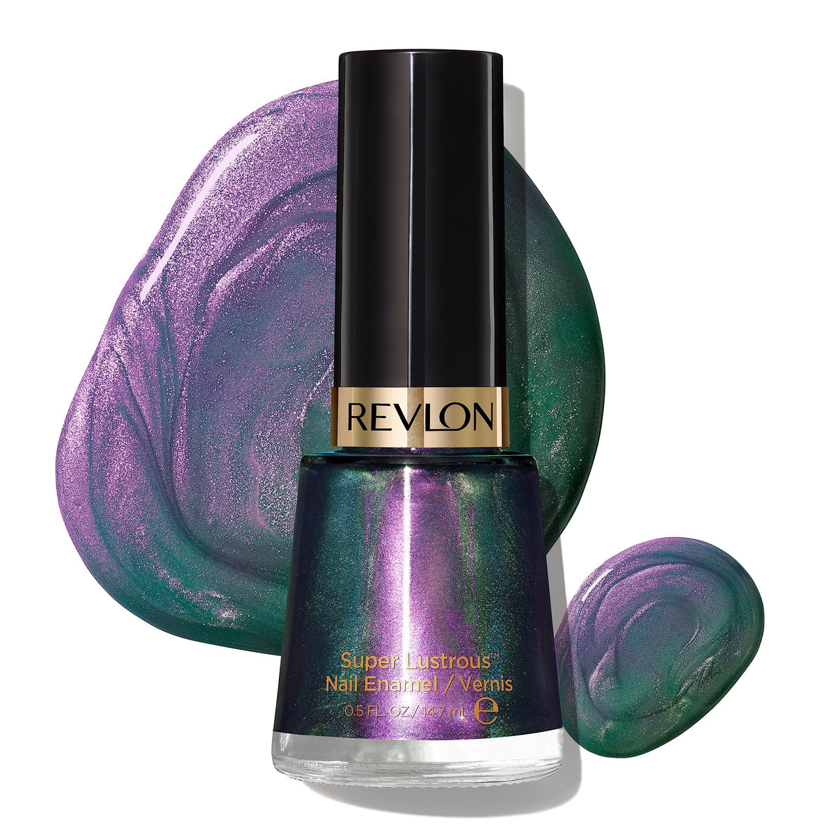 Revlon Super Lustrous Nail Polish, Chip-Resistant & Longwear Formula, High Shine Finish, 120 Amethyst Smoke, 0.5 fl oz Beauty & Personal Care REVLON