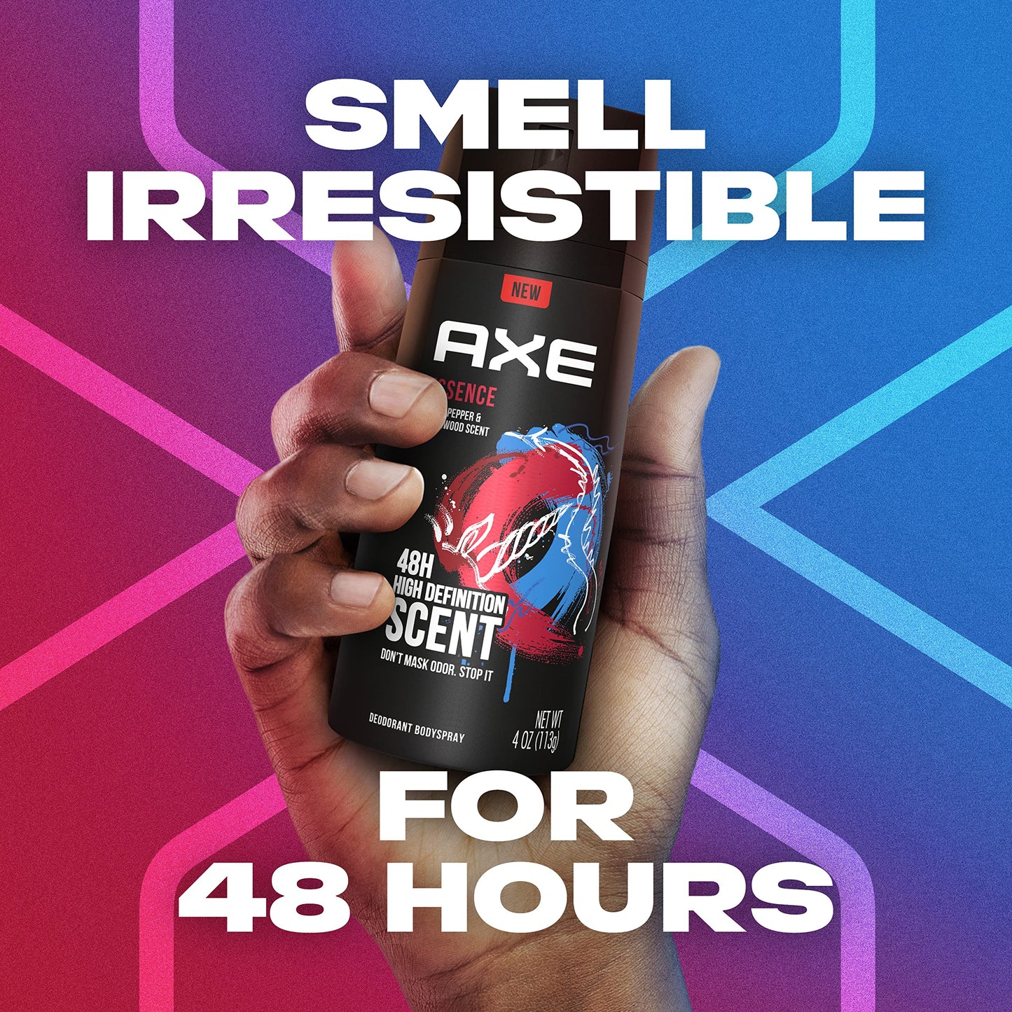 AXE Dual Action Body Spray Deodorant for Long Lasting Odor Protection Essence Black Pepper & Cedarwood Mens Deodorant Formulated Without Aluminum 4.0 Beauty & Personal Care AXE
