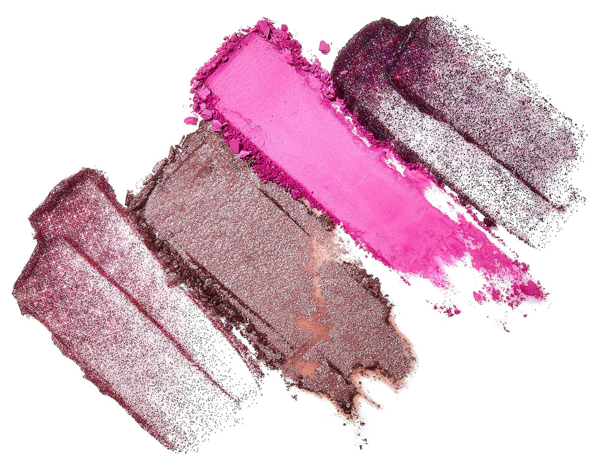 wet n wild Eyeshadow Fantasy Makers Fantasy Makers Pigment Palette, Metallic Shimmer Eye Makeup, Pink Blue Me Away