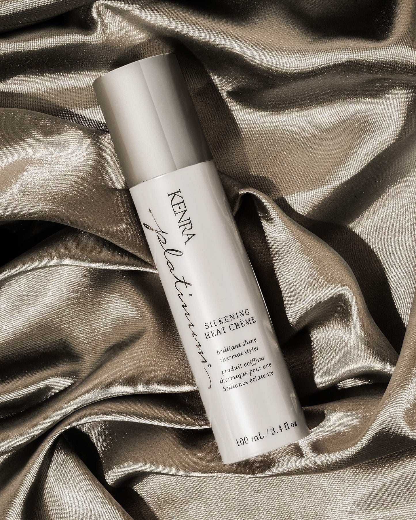 Kenra Platinum Silkening Heat Crème | Brilliant Shine Thermal Styler | Reduces Hot Tool Passes by 50% | Prevents Breakage & Improve Manageability | Beauty & Personal Care Kenra