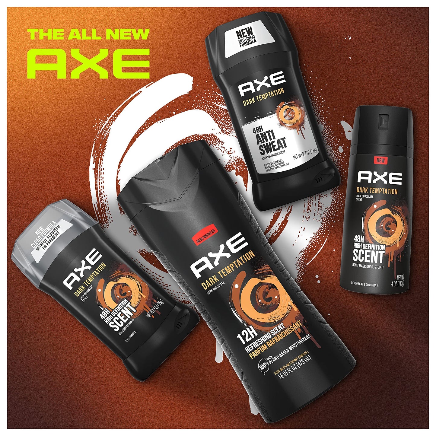 AXE Antiperspirant Deodorant Stick for Men, Dark Temptation 2.7 Ounce (Pack of 6) Beauty and Personal Care AXE