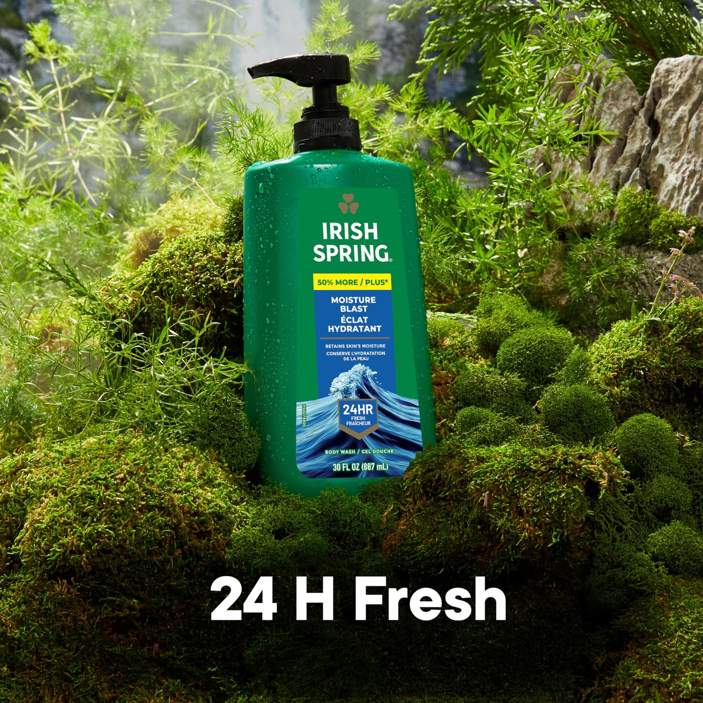 Irish Spring Mens Body Wash, Moisture Blast Body Wash for Men, Feel Fresh All Day, 30 Oz Pump Bottle Beauty & Personal Care Irish Spring