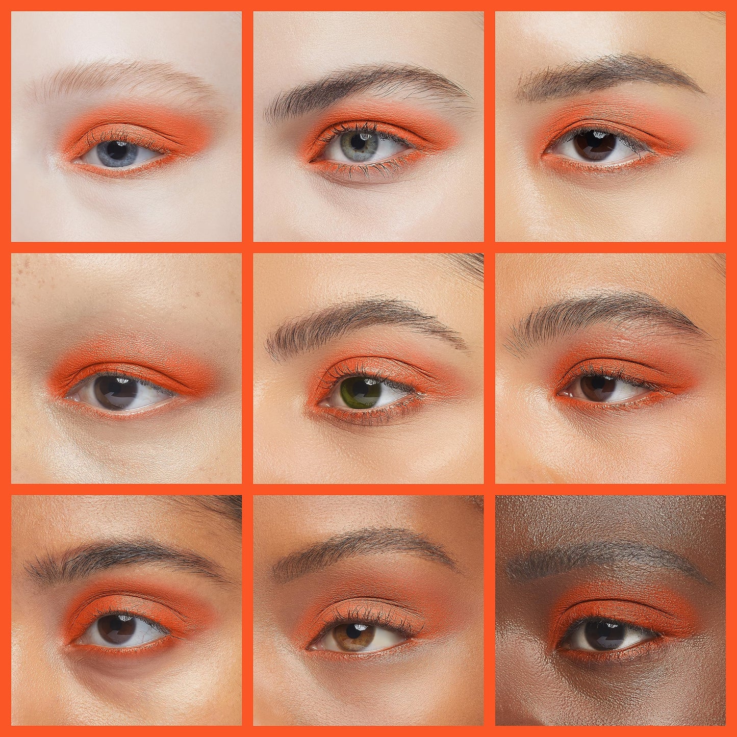 IS'MINE Single Orange Matte Eyeshadow Powder Palette High Pigment, Longwear, Intense Color Best Orange Eyeshadow Beauty and Personal Care IS'MINE