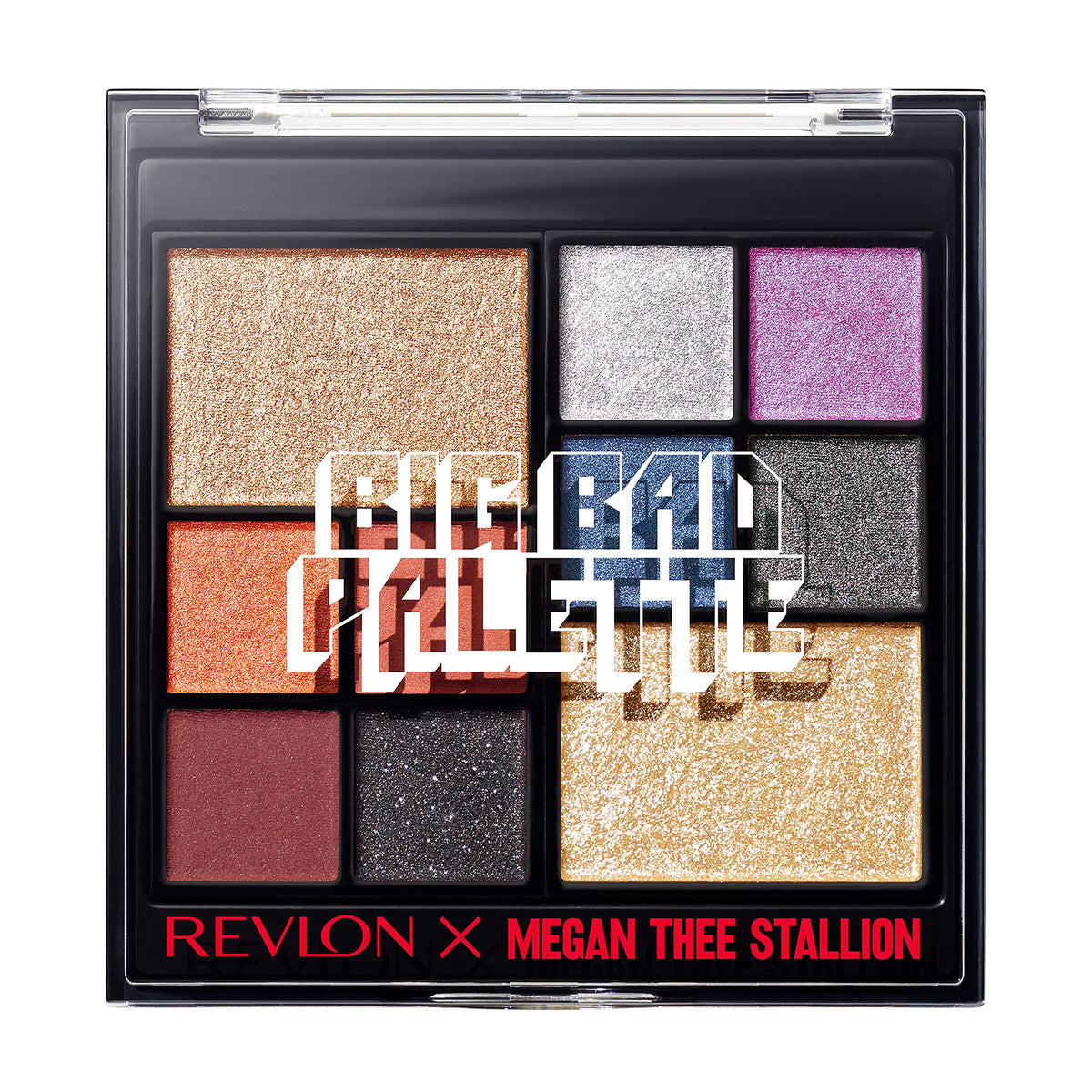 Revlon Eyeshadow Palette, Megan Thee Stallion Eye Makeup, Creamy Pigmented in Blendable Matte & Pearl Finishes, Big Bad, 001, 0.37 oz Beauty & Personal Care REVLON