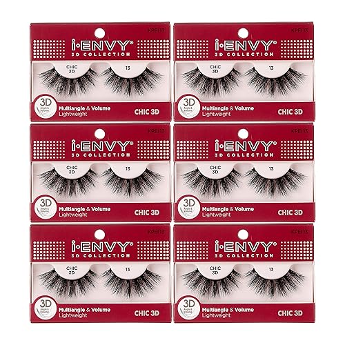 i-Envy 3D Glam Collection Multi-angle & Volume (6 PACK, KPEI13) Beauty & Personal Care i•ENVY