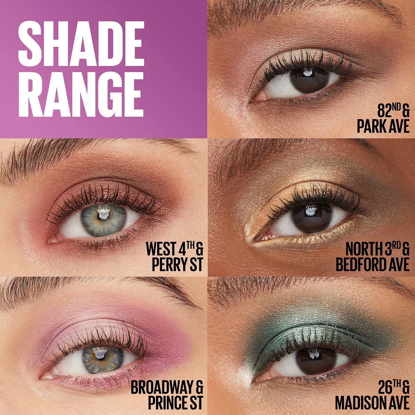Maybelline New York Shadow Blocks Shadow Blocks Eyeshadow Palette, Stacked Eye Shadow Trio, 82nd & Park Ave, 0.08 oz Beauty & Personal Care MAYBELLINE