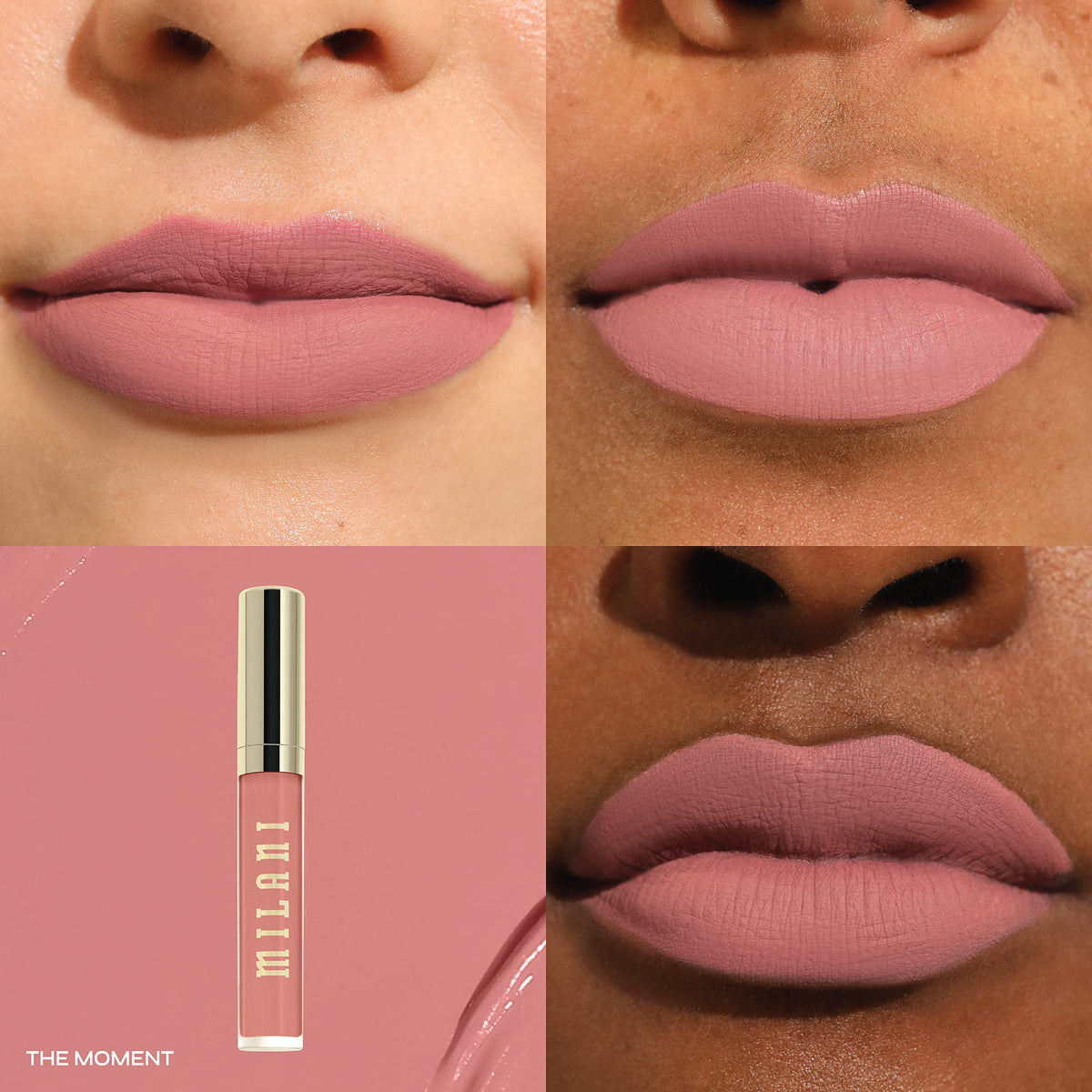 Milani Stay Put Longwear Liquid Lipstick, 12hr Matte Lip Stain - The Moment