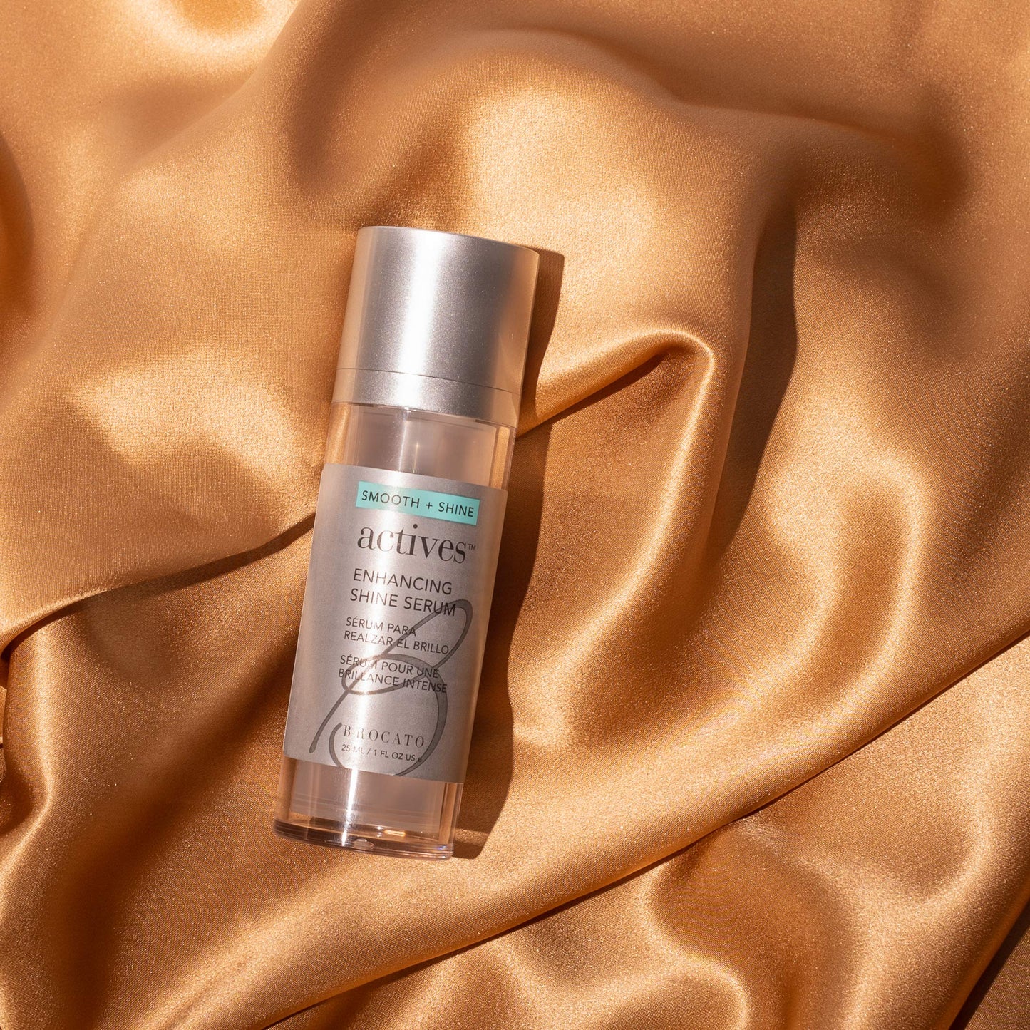Brocato Actives Enhancing Shine Serum: Anti Frizz Smoothing Treatment for Damaged Hair - Leave In Product with Natural Oil to Repair / Control Dry Beauty & Personal Care Brocato