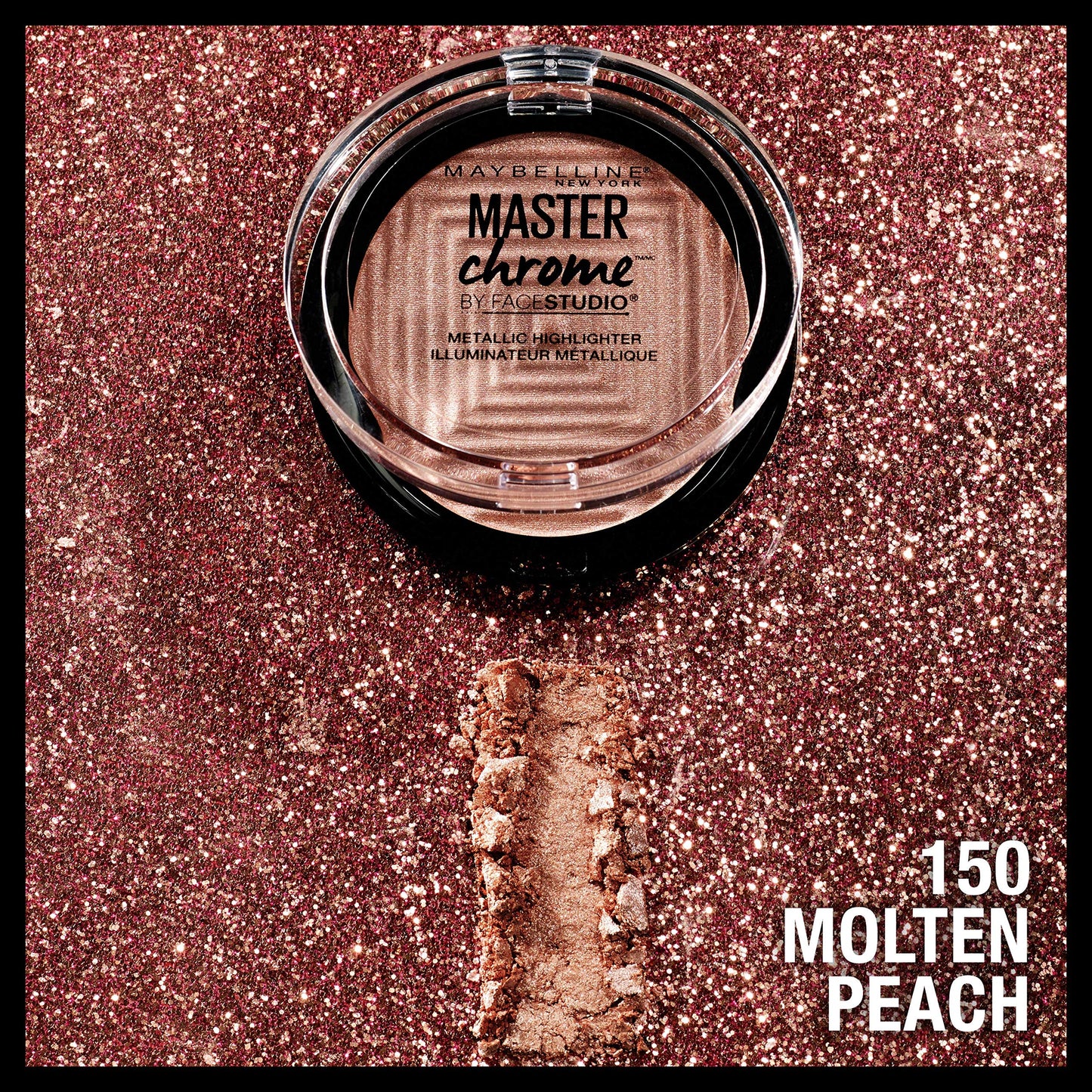 Maybelline New York Facestudio Master Chrome Metallic Highlighter Makeup, Molten Peach, 0.19 Ounce Beauty & Personal Care MAYBELLINE