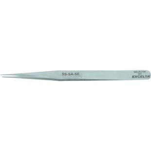 SS-Sa-SE - One Star Tweezers - Three-Star Tweezers, Long Very Fine Tip, Excelta - Each Beauty and Personal Care Excelta