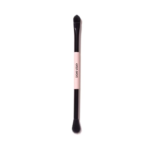 Gen See Liquid Eyeshadow Dual Tip Brush - Precision Eye Makeup Brush for Liquid and Cream Shadow, Vegan Bristles Blender and Detail Tool, Cruelty-Free Beauty & Personal Care Gen See