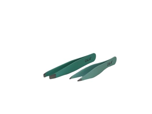 Cala Soft touch mint tweezer duo Beauty & Personal Care Cala
