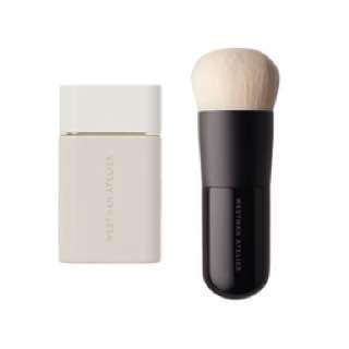 Westman Atelier The Radiant Skin Duo - Vital Skincare Complexion Drops in Atelier IV + Liquid Blender Brush Beauty & Personal Care WESTMAN ATELIER