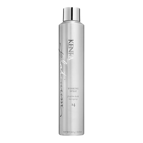 Kenra Professional Platinum Working Spray 14 50% | Flexible Hold Hairspray | Fast-Drying, Non-Sticky | Creates Volume & Texture | Leaves Hair