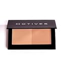 Motives® Bronzing Duo - Dual-Tone Matte & Shimmer Bronzer for Contour & Glow | Lightweight, Blendable, Long-Lasting Formula | Sun-Kissed, Natural Beauty & Personal Care Motives