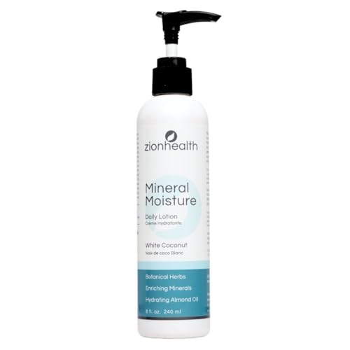 Zion Health Adama Minerals Moisture Intense Daily Lotion White Coconut - 8 Oz Beauty & Personal Care Zion Health