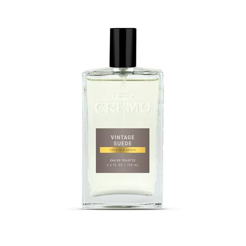 Cremo Cologne For Men - Vintage Suede Mens Cologne Spray, A Combination of White Moss, Rich Amber, and Smooth Suede, Multi-Layered Signature Men's Beauty & Personal Care Cremo