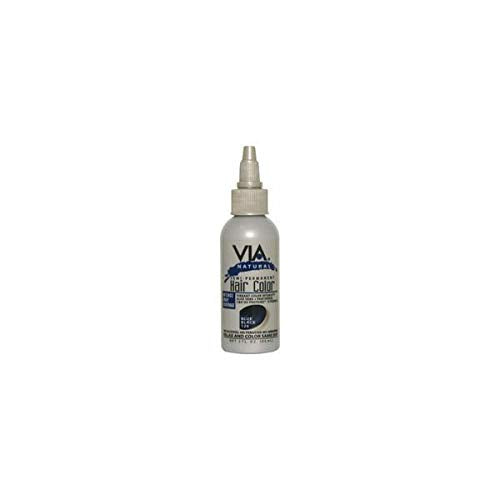 Via Natural Semi Permanent Hair Color 4 Oz 126. Blue Black Beauty & Personal Care Via Inc.