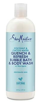 SheaMoisture Coconut & Cactus Water Quench & Refresh Bubble Bath & Body Wash 16 oz Beauty & Personal Care Shea Moisture